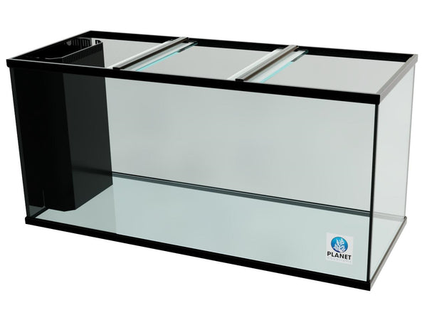 175 Gallon Trimmed Glass Peninsula Aquarium with Internal Overflow 60.5"(L) X 24.5"(D) X 25"(H)