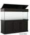 Classic Aquarium Canopy with 8” with a top lift Stained Classic Black