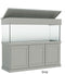 Classic Aquarium Canopy with 8” with a top lift Gray