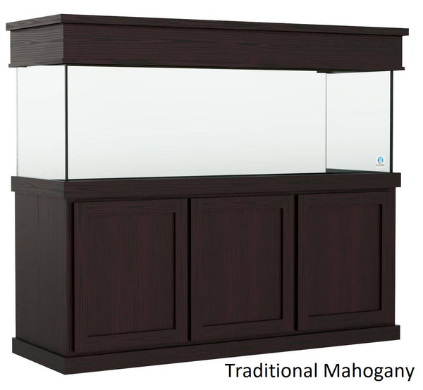 Classic style Aquarium Stand fits 180 gallon or 215 gallon tanks Stained Traditional Mahogany