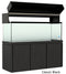 Elegance Aquarium Canopy with 12” with a Front Lift fits 150 gallon and 175 gallon tanks Stained Black