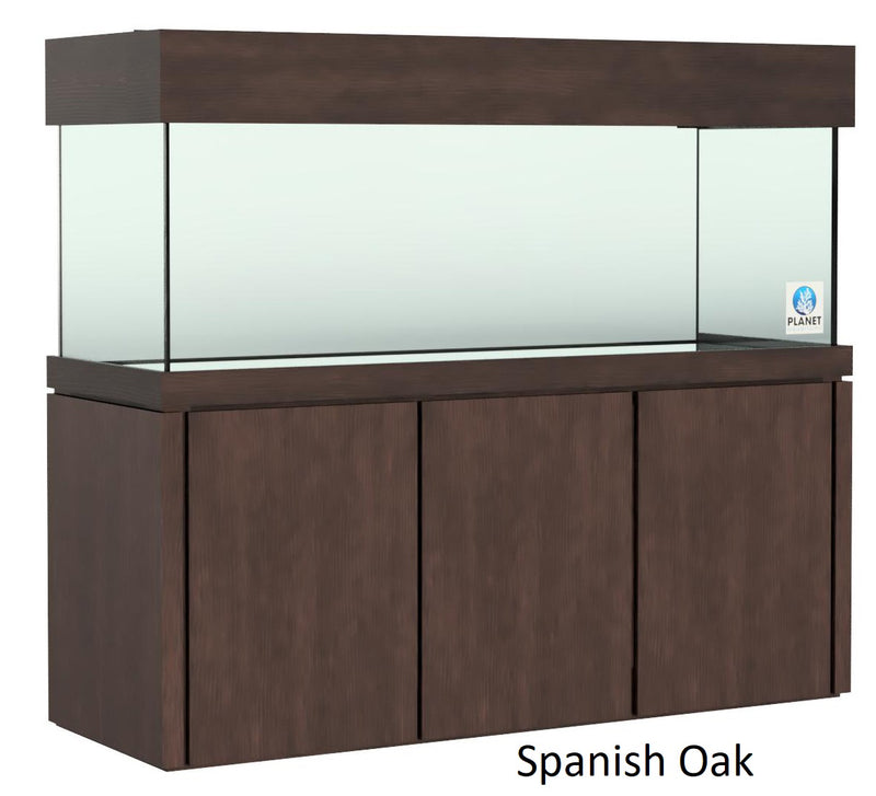 Elegance Stand 72.5" by 24.5" fits 180 gallon or 215 gallon stained Spanish Oak